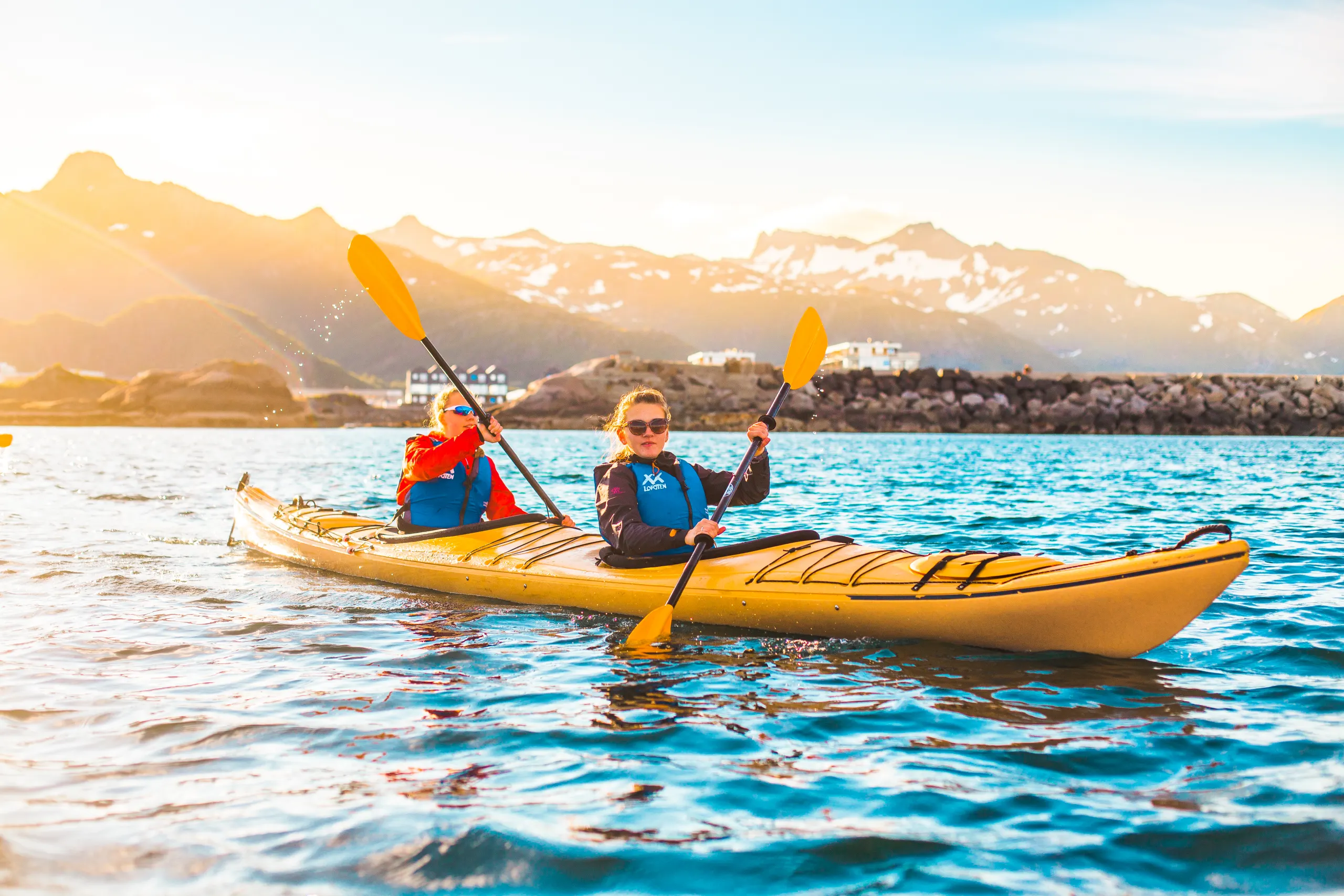 Bootfahren -Bootfahren Evening kayaking Svolvaer Lofoten XXlofoten 1