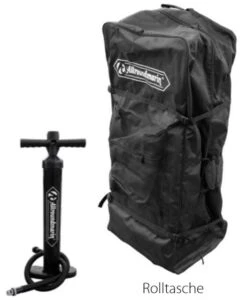 Allroundmarin Hartluftkajak Force L - Doppel-Kajak - Grün/Grau -Bootfahren Zubehoer Force 1