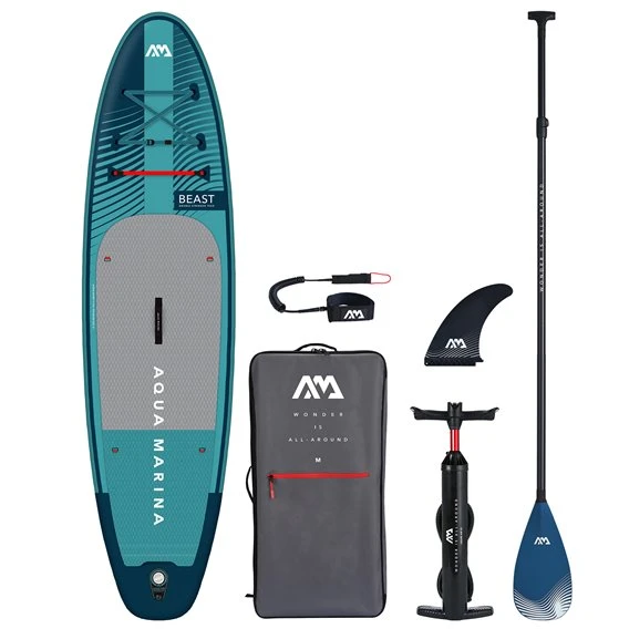 Aqua Marina Beast 10.6 SUP Komplett Set Aufblasbares Stand Up Paddle Board 3 Aqua Marina Beast 10.6 SUP Komplett Set Aufblasbares Stand Up Paddle Board