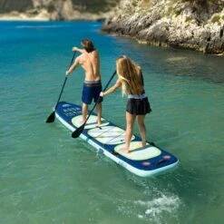 Aqua Marina Super Trip Tandem Aufblasbares Stand Up Paddle Board SUP -Bootfahren aqua marina super trip tandem aufblasbares stand up paddle board sup 4