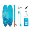 Aquatone Wave 10.0 All-Round SUP Set Ausblasbares Stand Up Paddle Board -Bootfahren aquatone wave 100 all round sup set ausblasbares stand up paddle board