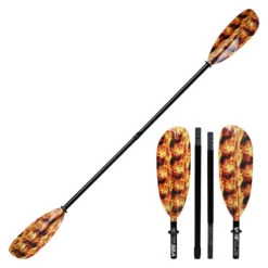ExtaSea Fire Vario Fiberglas Doppelpaddel Kajak Paddel 4-teilig -Bootfahren extasea fire vario fiberglas doppelpaddel kajak paddel 4 teilig 1