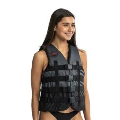 Jobe 4 Buckle Schwimmweste 50N Unisex Schwarz -Bootfahren jobe 4 buckle schwimmweste 50n unisex schwarz 2