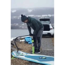 Jobe Double Action SUP Pump 27 PSI Handpumpe -Bootfahren jobe double action sup pump 27 psi handpumpe 2