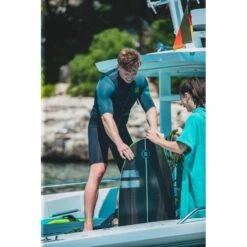 Jobe Perth Shorty 3/2mm Herren Neoprenanzug Graphite Gray -Bootfahren jobe perth shorty 3 2mm herren neoprenanzug graphite gray 2