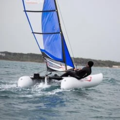 MiniCat 420 Evoque Aufblasbarer Katamaran Segelboot -Bootfahren minicat 420 evoque aufblasbarer katamaran segelboot 2