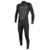 ONeill Reactor II 3/2mm BZ Herren Neoprenanzug Fullsuit Black -Bootfahren oneill reactor ii 3 2mm bz herren neoprenanzug fullsuit black