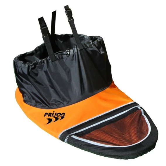 Prijon Nylon Traveller Spritzdecke Spritzschürze Schwarz-orange 3 Prijon Nylon Traveller Spritzdecke Spritzschürze Schwarz-orange