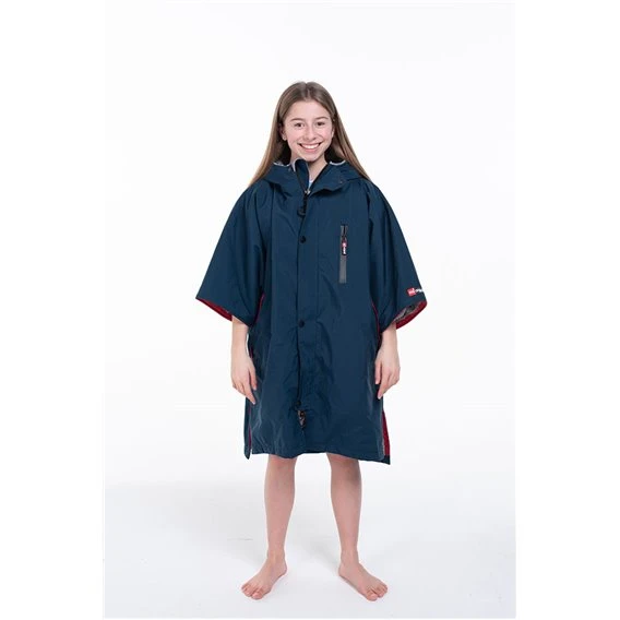 Red Paddle Original Pro Change Jacket Kinder Umkleide-Mantel Warm & Wasserdicht Kurzarm Navy 3 Red Paddle Original Pro Change Jacket Kinder Umkleide-Mantel Warm & Wasserdicht Kurzarm Navy