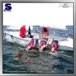 Secumar Echo Schwimmweste Schwimmhilfe Paddelweste Blau Rot -Bootfahren secumar echo schwimmweste schwimmhilfe paddelweste blau rot 2